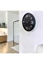 Black Modern 52 X 52 cm Wall Clock - 2