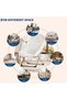 Folding reclining armchair with comfortable cushion and metal frame, suitable for indoor and outdoor use, in living rooms, studies, bedrooms and gardens (White) - 2