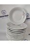 Porcelain Melodi̇ 12 Pieces 14 cm (Small) Breakfast Bowl, Jam Bowl, Snack Bowl, Deep Plate - 2