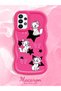 Samsung Galaxy A23 Compatible Case Camera Protector Red Silicone Couple Phone Case Character Pattern - 2