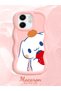 Infinix Smart 9 Compatible Case Camera Protector Pink Silicone Couple Phone Case Stripe Pattern - 2