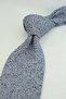White Navy Blue Classic Linen Tie Kk13873 - 4