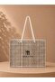 Wicker Pattern-1005 Pvc Beach Bag