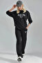 Soft Touch Modal Textured Embroidered Hooded Two-Piece Set - 2