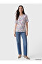 Original Oval Collar Floral Women's T-Shirt - 2