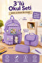 3-Piece School Bag Set for Girls, Elementary School Backpack, Lunch Bag, Pen Holder, Korean Model - 4