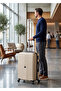 Hard Shell Horizo Vertic ABS Lightweight 24 Inch (20-25kg) Luggage, Combination Lock Suitcase - 2