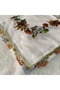 Handmade Needlework Writing, Scarf, Yemeni, Mevlit Cover, Head Cover, 4 Sides Embroidered, 100% Cotton, 100*100cm - 3