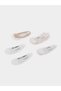 Pack Of 5 - Teen Girls Floral Hair Clips - 2