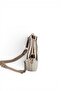 Beige - Women's Crossbody Bag with Latte Logo Sp1288 - 4