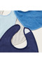 Solid Textured Bibs - Set of 4 - 7