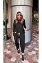 Women's Two Thread Viscose Cotton Fabric Double Set with Crest Detail - 3