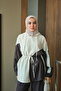 Women's Double Color Hooded Set Brown - 6
