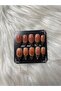 Handmade Press-On Nails Set - Leopard Print French Tip & Silver Glitter Smile Line Almond Custom Gel Nails