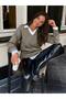 Women's V-Neck Oversize Knitwear Sweater Soft Textured - 3