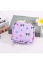 Purple Cat Kuromiii Patterned Sanitary Pad Bag |   Organizers |   Makeup & Cosmetic Storage Bag |   Zippered Mini Organizer