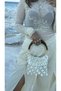 Çnt004 Wooden Handle Stamped Sticker Clutch Bag - 4