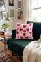 Cherry & Heart Design Decorative Throw Pillow Cover |   Modern Home Decor 43X43 - 2
