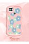 Redmi 9C Compatible Case Camera Protector Pink Silicone Couple Phone Case Floral Pattern - 2