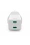 Hama Mini Charger UK,35W,2X USB-C,White - 2