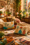Modern Minimalist Floral Pattern 2-Piece Throw Pillow Cover 35X55 Bohemian Living Room Decor - 5