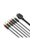كابل AV لجهاز بلايستيشن PS2 وPS3، سلك تمديد 6RCA Ypbpr لوحدة تحكم ألعاب PS - 3