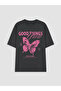 Esvab • Modern & Distinctive Zero Roba Collar Butterfly Printed Girls' T-Shirt - 2