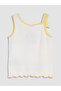 Trendlucky U-Neck Bowknot Embroidered Girls' Undershirt with a Difference - 2