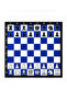Chess Set Blue,Foldable Magnetic Chess,Game for Kids,Adults and Beginners,Travel,Home,Table,Outdoor,And Learning - 3