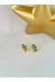 Star Detail Hoop Earrings (Steel) - 2