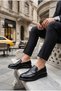 920311 Black Leather Groom Shoes Suit Shoes Men's Shoes - 4