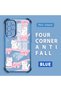 Samsung Galaxy A73 Compatible Transparent Back Four Corners Reinforced Impact Protection Silicone Case