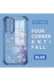 Samsung Galaxy A54 Compatible Transparent Back Four Corners Reinforced Impact Protection Silicone Case