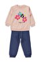 2-5 Years Old Tracksuit Set - Powder