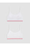 Lcw Kids Girls' Bustier with Strap 2-Piece Set