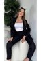 Women's atlas fabric jacket pants set - 2