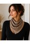 Women's Leopard Patterned Satin Square Scarf Hair and Neck Accessory 55X55