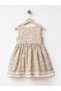 Vintage Style Lace Children's Dress and Knitwear Cardigan Double Set - 4
