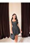 Women's Square Neck Mini Dress - 2