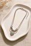 Figured Anti-Tarnish Steel Adjustable Chain Luxury Necklace - 2