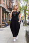 Baby Arm Pocketed Baggy Dress - 2