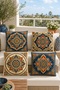 Set of 4 Pillow Covers with Artistic Patterns - 2