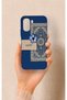 حافظة سيليكون متوافقة مع هاتف Oppo A6T بنمط السجاد الأزرق العرقي