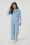 Blue Stone Detailed Scarf and Wide Leg Pants Girl's Set 24705 - 5