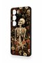 Vivo Y19S Compatible Flower Skeleton Pattern Silicone Case - 4