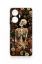 Realme C55 Compatible Flower Skeleton Pattern Silicone Case - 3