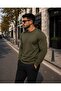 Men's Premium Basic Crew Neck Knitwear Sweater Slim Fit Soft Textured Casual Winter - 4