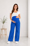 Women's Maternity Jeans, Flexible, Tummy-Wrapping, Adjustable Band, Wide Leg, Comfortable Fit Jeans - 6