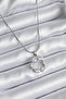 316L Steel Silver Color Zircon Stone Women's Necklace