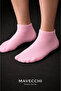 3 Pairs Boxed Premium Women's Pink Cotton Seamless Booties Socks - 2